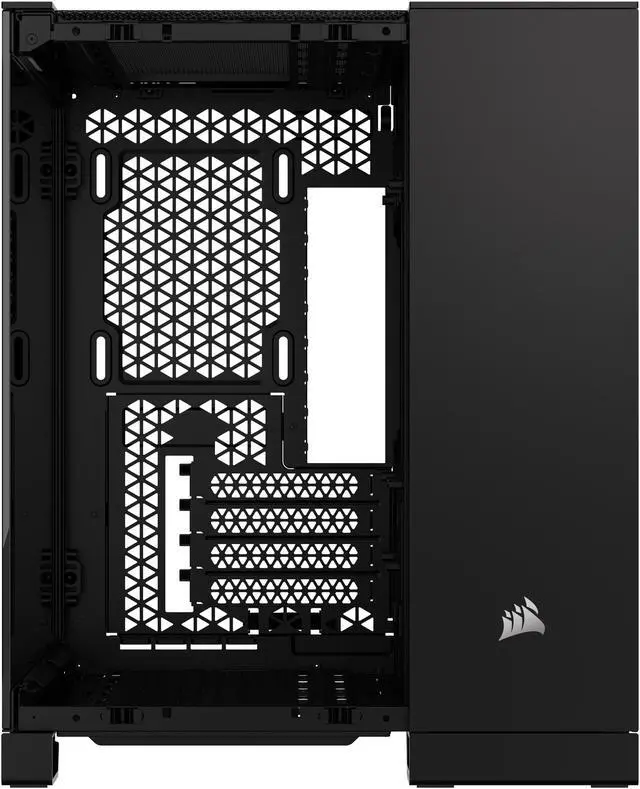 CORSAIR 2500X Micro ATX Dual Chamber PC Case  Tempered Glass Front Panels   Fits up to 9x 120mm fans   3x Radiator Mounting Positions   Highly Customizable