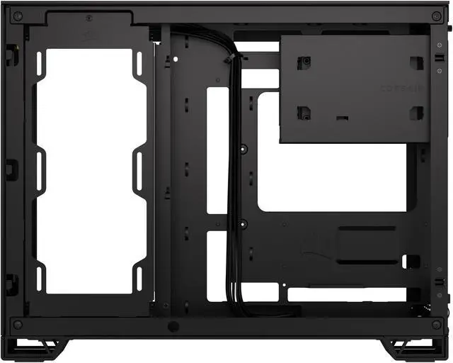 CORSAIR 2500X Micro ATX Dual Chamber PC Case  Tempered Glass Front Panels   Fits up to 9x 120mm fans   3x Radiator Mounting Positions   Highly Customizable
