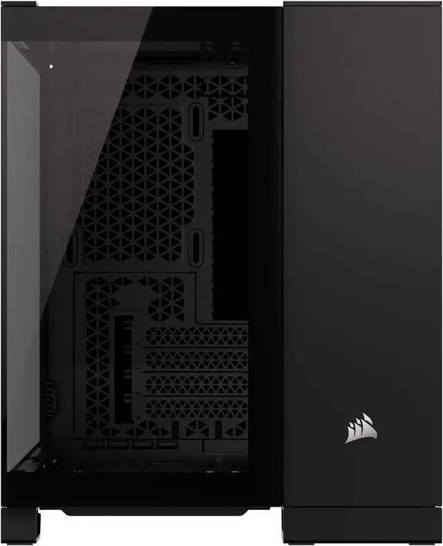 CORSAIR 2500X Micro ATX Dual Chamber PC Case  Tempered Glass Front Panels   Fits up to 9x 120mm fans   3x Radiator Mounting Positions   Highly Customizable