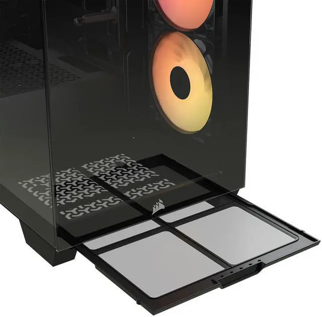 CORSAIR 3500X RS R ARGB Mid Tower PC Case   3x Pre Installed RS120 R ARGB Fans   GPU Anti Sag Arm   Tempered Glass   Fits up to 10x 120mm Fans   Reverse Connection Motherboard Compatible