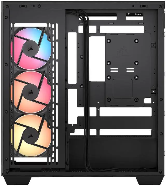 CORSAIR 3500X RS R ARGB Mid Tower PC Case   3x Pre Installed RS120 R ARGB Fans   GPU Anti Sag Arm   Tempered Glass   Fits up to 10x 120mm Fans   Reverse Connection Motherboard Compatible