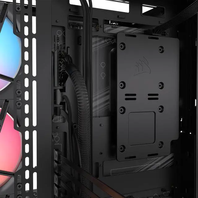 CORSAIR 3500X RS R ARGB Mid Tower PC Case   3x Pre Installed RS120 R ARGB Fans   GPU Anti Sag Arm   Tempered Glass   Fits up to 10x 120mm Fans   Reverse Connection Motherboard Compatible