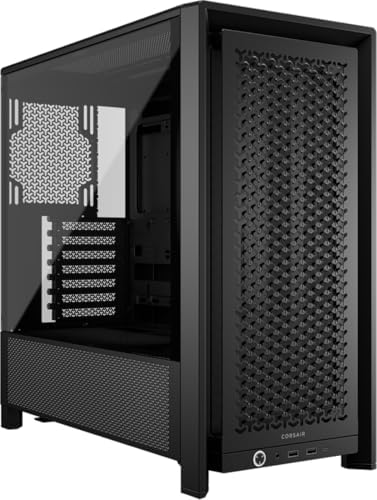 CORSAIR 4000D Frame Modular Mid Tower ATX PC Case   High Airflow  InfiniRail  Fan Mounting System  Dual 360mm Radiator Support  ASUS BTF  MSI Project Zero  Gigabyte Project Stealth   Black