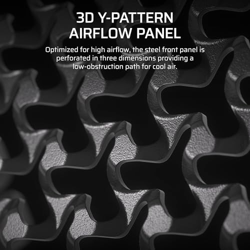 CORSAIR 4000D Frame Modular Mid Tower ATX PC Case   High Airflow  InfiniRail  Fan Mounting System  Dual 360mm Radiator Support  ASUS BTF  MSI Project Zero  Gigabyte Project Stealth   Black