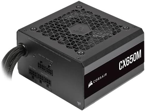 CORSAIR CX650M 80 Plus Bronze Semi Modular Low Noise ATX 650 Watt Power Supply   NA   Black