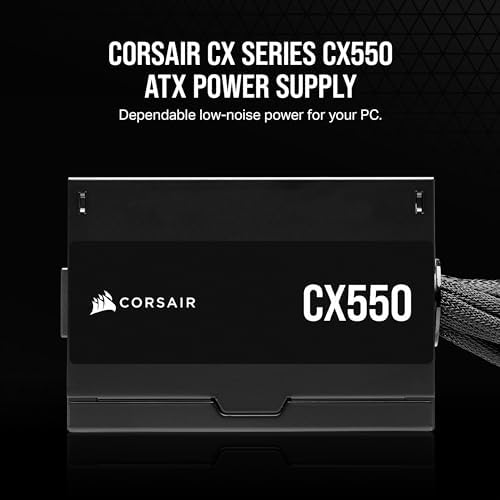 CORSAIR CX750 80 Plus Bronze Non Modular Low Noise ATX 750 Watt Power Supply   NA   Black