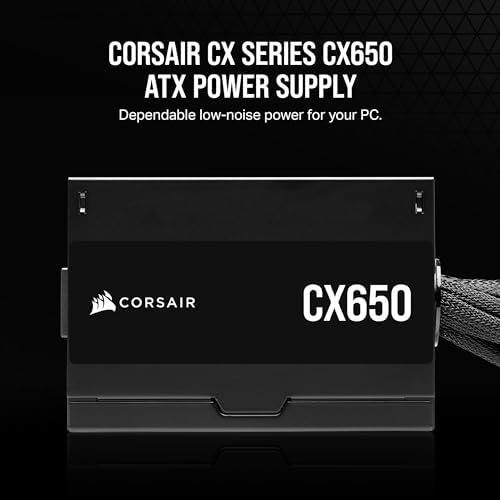 CORSAIR CX750 80 Plus Bronze Non Modular Low Noise ATX 750 Watt Power Supply   NA   Black