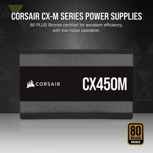 CORSAIR CX750 80 Plus Bronze Non Modular Low Noise ATX 750 Watt Power Supply   NA   Black