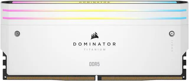 CORSAIR Dominator Titanium 64GB  2 x 32GB  DDR5 6000  PC5 48000  Desktop Memory Model CMP64GX5M2B6000Z30W