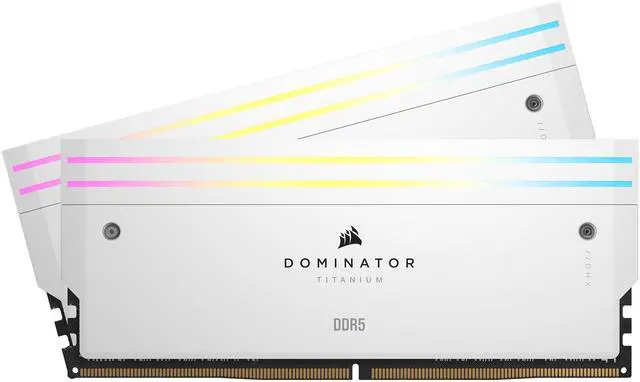 CORSAIR Dominator Titanium 64GB  2 x 32GB  DDR5 6000  PC5 48000  Desktop Memory Model CMP64GX5M2B6000Z30W