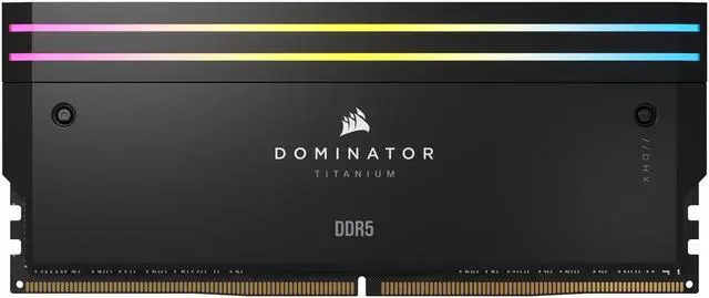 CORSAIR Dominator Titanium 64GB  2 x 32GB  DDR5 6600  PC5 52800  Desktop Memory Model CMP64GX5M2X6600C32