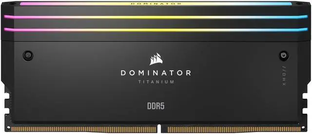 CORSAIR Dominator Titanium 64GB  2 x 32GB  DDR5 6600  PC5 52800  Desktop Memory Model CMP64GX5M2X6600C32