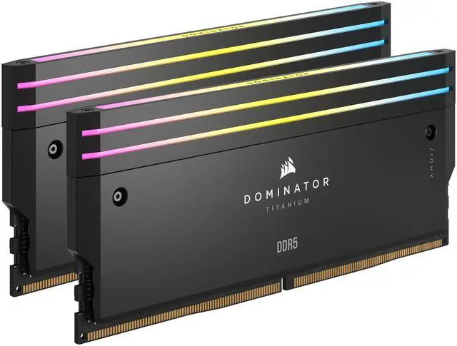 CORSAIR Dominator Titanium 64GB  2 x 32GB  DDR5 6600  PC5 52800  Desktop Memory Model CMP64GX5M2X6600C32