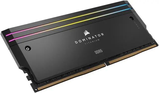 CORSAIR Dominator Titanium 64GB  2 x 32GB  DDR5 6600  PC5 52800  Desktop Memory Model CMP64GX5M2X6600C32