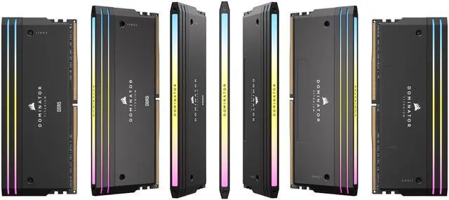 CORSAIR Dominator Titanium 64GB  2 x 32GB  DDR5 6600  PC5 52800  Desktop Memory Model CMP64GX5M2X6600C32