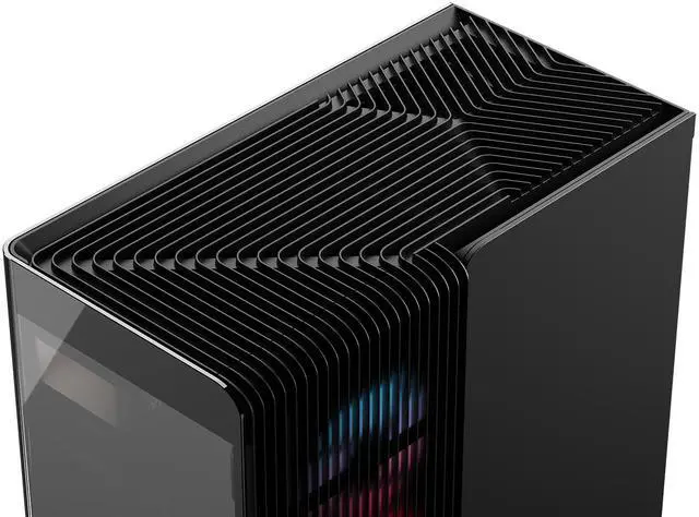 CORSAIR FRAME 4500X RS R ARGB Panoramic Glass Mid Tower PC Case   Panoramic Glass Exterior   InfiniRail   Fan Mounting System   Fits Dual 360mm Radiators   ASUS BTF  MSI Project Zero  and Gigabyte Project Stealth Compatible   Reverse rotor