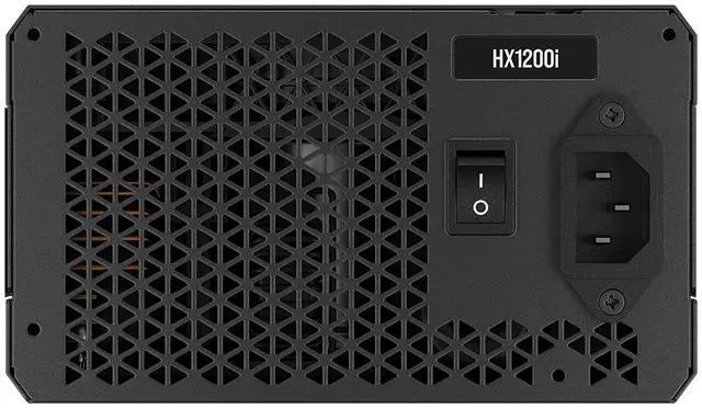 CORSAIR HX1200i  2025  Fully Modular Ultra Low Noise ATX Power Supply with 12V 2x6 Cable   ATX 3 1 & PCIe 5 1 Compliant  Cybenetics Platinum Efficiency  Fluid Dynamic Bearing Fan   Black