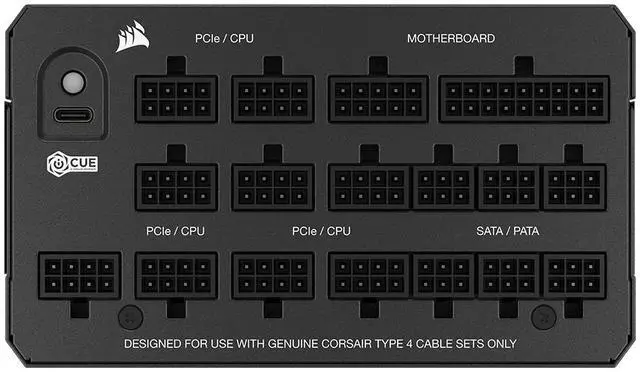 CORSAIR HX1200i  2025  Fully Modular Ultra Low Noise ATX Power Supply with 12V 2x6 Cable   ATX 3 1 & PCIe 5 1 Compliant  Cybenetics Platinum Efficiency  Fluid Dynamic Bearing Fan   Black