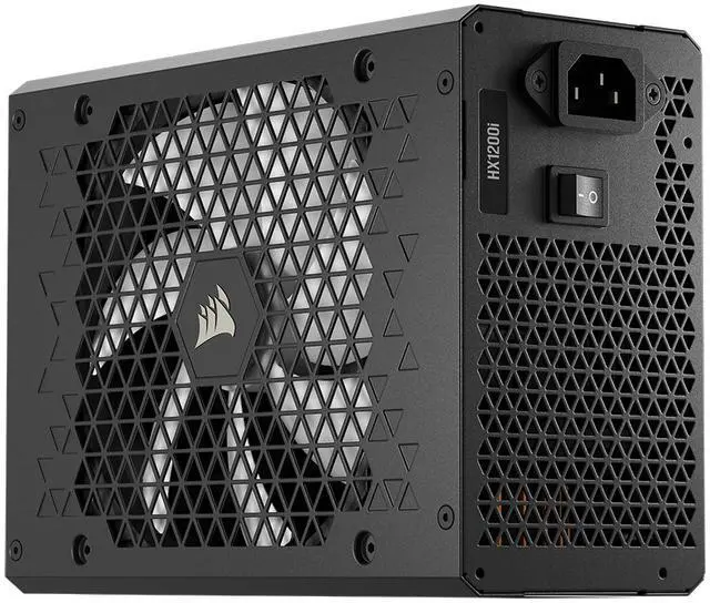 CORSAIR HX1200i  2025  Fully Modular Ultra Low Noise ATX Power Supply with 12V 2x6 Cable   ATX 3 1 & PCIe 5 1 Compliant  Cybenetics Platinum Efficiency  Fluid Dynamic Bearing Fan   Black