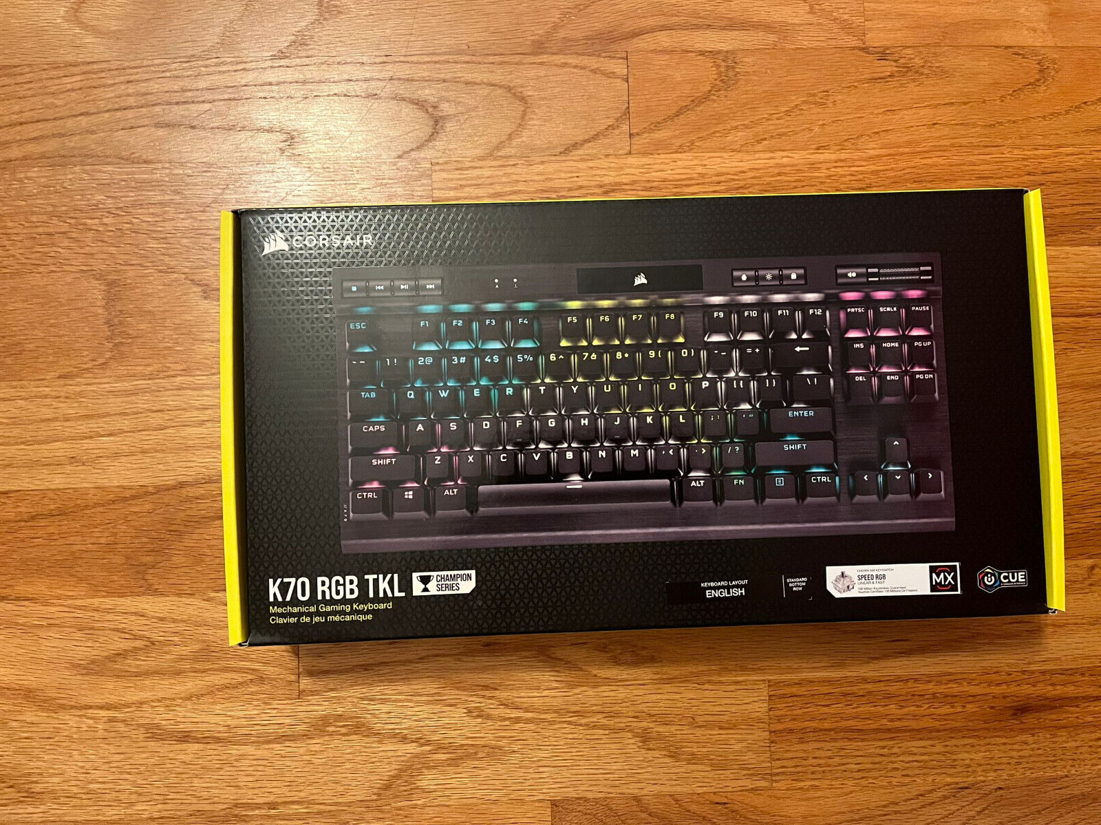 CORSAIR K70 RGB TKL Mechanical Gaming Keyboard   CHERRY MX CH 9119014 NA