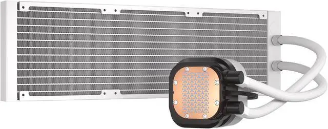 CORSAIR NAUTILUS 360 RS ARGB Liquid CPU Cooler   White   RS120 ARGB Fans   Fits Intel   LGA 1851  AMD  AM5/AM4   Simple Daisy Chain Connections   Direct Motherboard  Connection