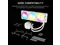 CORSAIR NAUTILUS 360 RS ARGB Liquid CPU Cooler   White   RS120 ARGB Fans   Fits Intel   LGA 1851  AMD  AM5/AM4   Simple Daisy Chain Connections   Direct Motherboard  Connection