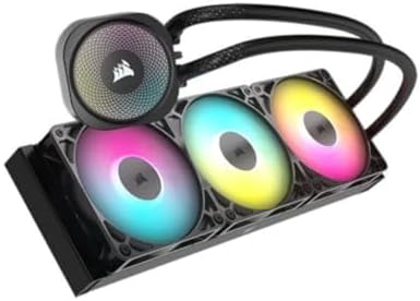 CORSAIR Nautilus 240 RS ARGB Liquid CPU Cooler   240mm AIO   Low Noise   Direct Motherboard Connection   Daisy Chain   Intel LGA 1851/1700  AMD AM5/AM4   2X RS120 ARGB Fans Included   Black