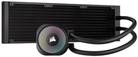 CORSAIR Nautilus 240 RS ARGB Liquid CPU Cooler   240mm AIO   Low Noise   Direct Motherboard Connection   Daisy Chain   Intel LGA 1851/1700  AMD AM5/AM4   2X RS120 ARGB Fans Included   Black
