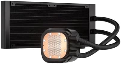 CORSAIR Nautilus 240 RS ARGB Liquid CPU Cooler   240mm AIO   Low Noise   Direct Motherboard Connection   Daisy Chain   Intel LGA 1851/1700  AMD AM5/AM4   2X RS120 ARGB Fans Included   Black