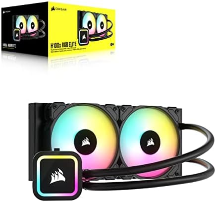 CORSAIR Nautilus 240 RS ARGB Liquid CPU Cooler   240mm AIO   Low Noise   Direct Motherboard Connection   Daisy Chain   Intel LGA 1851/1700  AMD AM5/AM4   2X RS120 ARGB Fans Included   Black