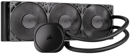 CORSAIR Nautilus 360 RS Liquid CPU Cooler   360mm AIO   Low Noise   Direct Motherboard Connection   Daisy Chain   Intel LGA 1851/1700  AMD AM5/AM4   3X RS120 Fans Included   Black