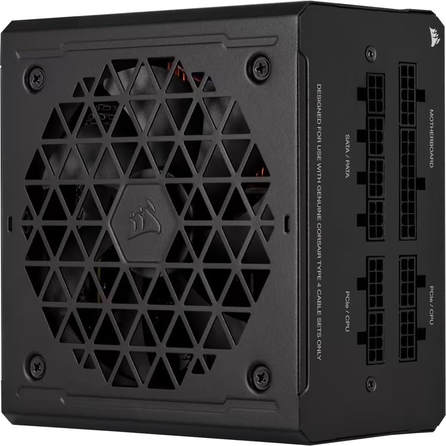 CORSAIR RM1200e  2023  Fully Modular Low Noise ATX Power Supply with 12V 2x6 Cable   ATX 3 1 & PCIe 5 1 Compliant  Cybenetics Platinum Efficiency  105 C Rated Capacitors  Modern Standby Mode   Black