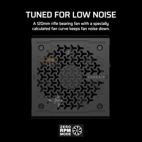 CORSAIR RM1200e  2023  Fully Modular Low Noise ATX Power Supply with 12V 2x6 Cable   ATX 3 1 & PCIe 5 1 Compliant  Cybenetics Platinum Efficiency  105 C Rated Capacitors  Modern Standby Mode   Black