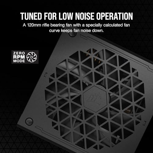 CORSAIR RM1200e  2023  Fully Modular Low Noise ATX Power Supply with 12V 2x6 Cable   ATX 3 1 & PCIe 5 1 Compliant  Cybenetics Platinum Efficiency  105 C Rated Capacitors  Modern Standby Mode   Black