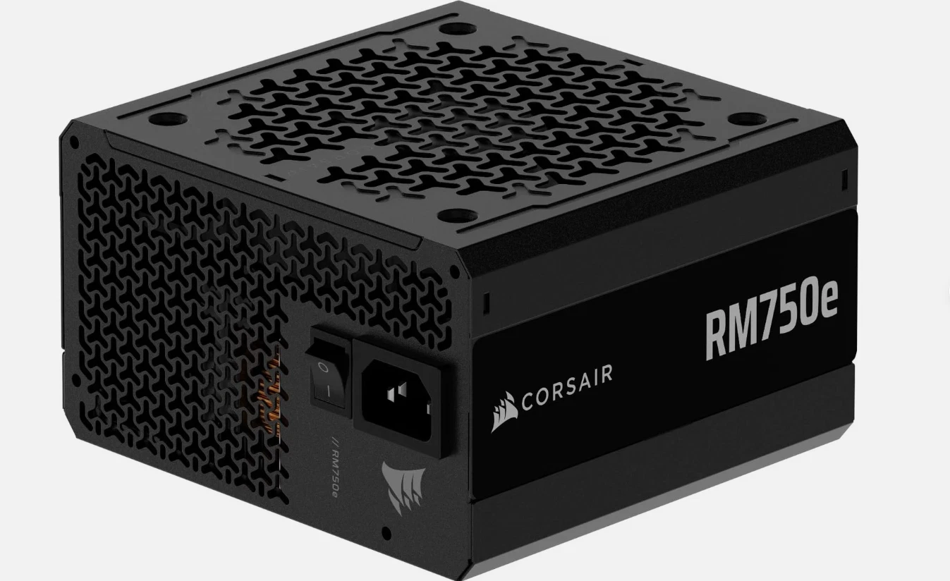 CORSAIR RM750e ATX 3 1 PCIe 5 1 Ready Fully Modular 750W Power Supply   12V 2x6