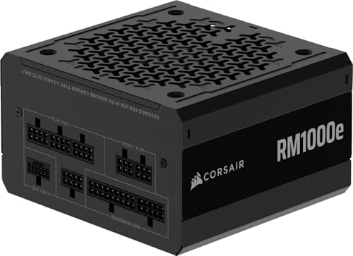 CORSAIR RM750e  2025  Fully Modular Low Noise ATX Power Supply with 12V 2x6 Cable   ATX 3 1 & PCIe 5 1 Compliant  Cybenetics Gold Efficiency  105 C Rated Capacitors  Modern Standby Mode   Black