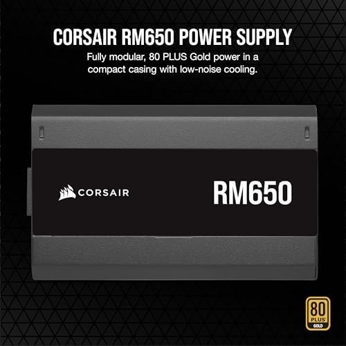 CORSAIR RM850e ATX 3 1 PCIe 5 1 Ready Fully Modular 850W Power Supply   12V 2x6 Cable Included  Cybenetics Gold Efficiency  105 C Rated Capacitors  Modern Standby Mode   White