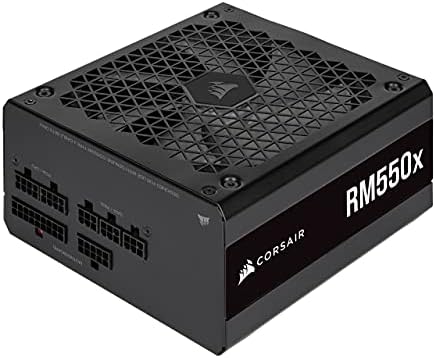 CORSAIR RM850x ATX 3 1 PCIe 5 1 Ready Fully Modular 850W Power Supply   Low Noise  Cybenetics Gold Efficiency  Native 12V 2x6 Connector   Black