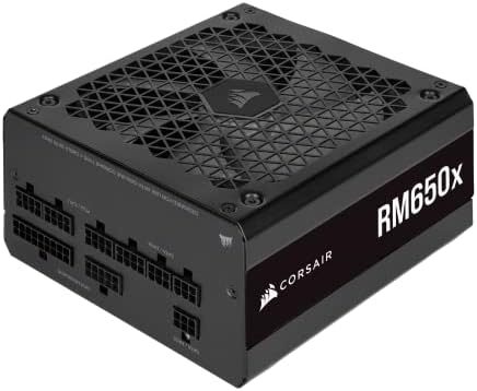 CORSAIR RM850x ATX 3 1 PCIe 5 1 Ready Fully Modular 850W Power Supply   Low Noise  Cybenetics Gold Efficiency  Native 12V 2x6 Connector   Black