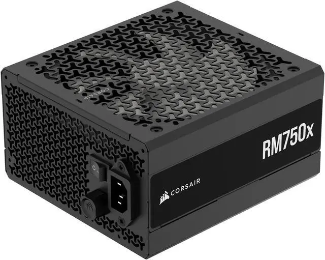 CORSAIR RMx Series RM750x ATX Power Supply   Fully Modular   ATX 3 1   PCIe 5 1   Cybenetics Gold   Low Noise   Japanese Capacitors   750 Watts