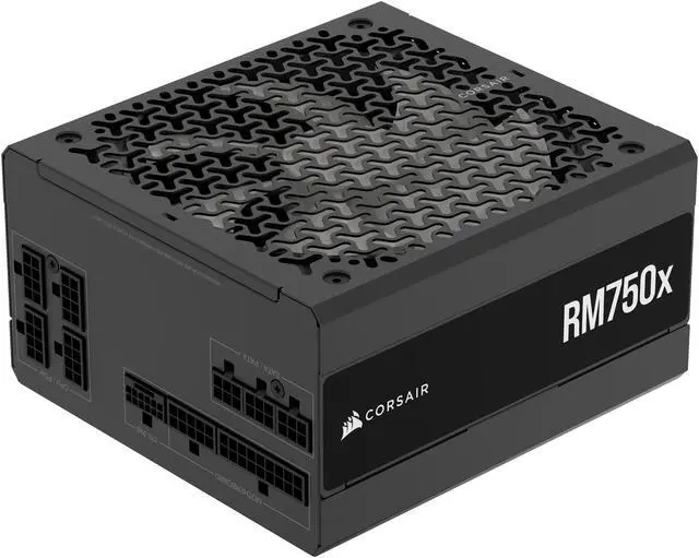 CORSAIR RMx Series RM750x ATX Power Supply   Fully Modular   ATX 3 1   PCIe 5 1   Cybenetics Gold   Low Noise   Japanese Capacitors   750 Watts