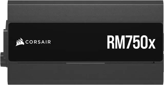 CORSAIR RMx Series RM750x ATX Power Supply   Fully Modular   ATX 3 1   PCIe 5 1   Cybenetics Gold   Low Noise   Japanese Capacitors   750 Watts
