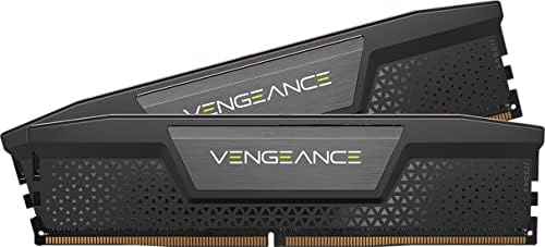 CORSAIR VENGEANCE DDR5 RAM 64GB  2x32GB  5200MHz CL40 40 40 77 1 25V Intel XMP Desktop Computer Memory   Black  CMK64GX5M2B5200C40 