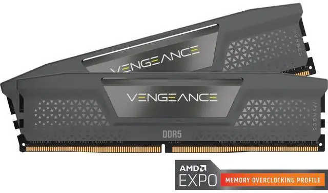 CORSAIR Vengeance 32GB  2 x 16GB  288 Pin PC RAM DDR5 6000  PC5 48000  Desktop Memory Model CMK32GX5M2F6000Z36