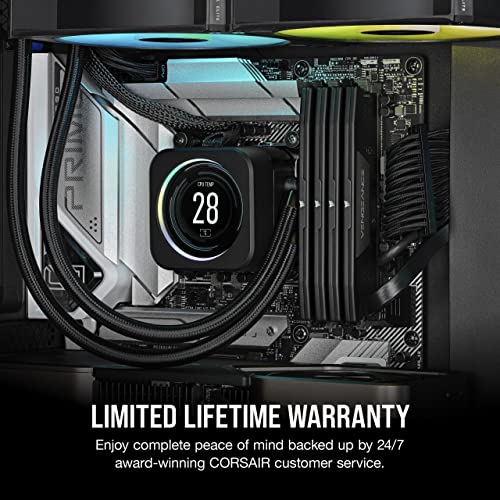 CORSAIR Vengeance DDR5 RAM 32GB  2x16GB  6000MHz CL30 36 36 76 1 40V Intel XMP Desktop Computer Memory   Black  CMK32GX5M2B6000C30