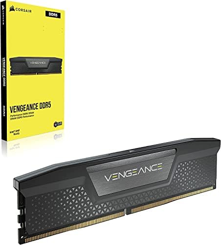 CORSAIR Vengeance DDR5 RAM 32GB  2x16GB  6000MHz CL36 Intel 3 0 XMP iCUE Compatible Computer Memory   Black  CMK32GX5M2E6000C36 