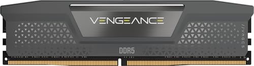 CORSAIR Vengeance DDR5 16GB  2x8GB  DDR5 5200MHz CL40 AMD Expo Intel XMP iCUE Compatible Computer Memory   Gray  CMK16GX5M2B5200Z40 