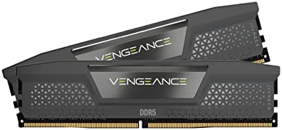 CORSAIR Vengeance DDR5 RAM 32GB  2x16GB  Up to 6000MHz CL36 44 44 96 1 35V AMD EXPO Intel XMP 3 0 Computer Memory   Grey  CMK32GX5M2E6000Z36 
