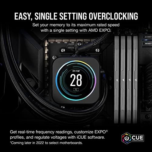 CORSAIR Vengeance DDR5 RAM 32GB  2x16GB  Up to 6000MHz CL36 44 44 96 1 35V AMD EXPO Intel XMP 3 0 Computer Memory   Grey  CMK32GX5M2E6000Z36 