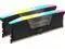 CORSAIR Vengeance RGB 32GB  2 x 16GB  288 Pin PC RAM DDR5 6000  PC5 48000  Desktop Memory Model CMH32GX5M2E6000C36